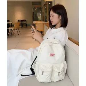 MASMARULEZ mini ver. Two pocket daily backpack_Butter cream