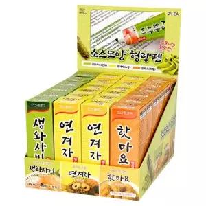 [텐바이텐]24개 조선문방구 소스 모양 형광펜 1박스