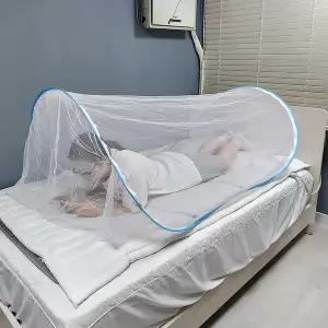 원터치 1인용 접이식 모기장 휴대용 여행용 침대용