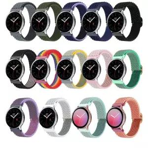 20mm 스트랩 버클 웨어러블밴드 패브릭 스마트워치밴드