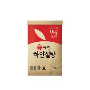 큐원 하얀설탕 15kg /정백흰설탕