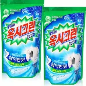 옥시크린 1kg 리필 x 2개 얼룩제거 세탁보조제 표백제