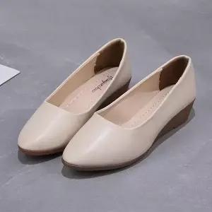 여성 펌프스 웨지힐 3컬러 단화 힐 신발 CC535