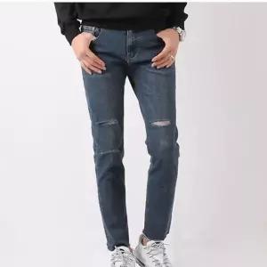 청바지 여름청바지남성 남자 찢청 팬츠 데님 스판 워싱진
