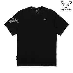 LJS 다이나핏 남녀공용 FLIP 플립 오버핏 반팔티 블랙 YUM24228Z1