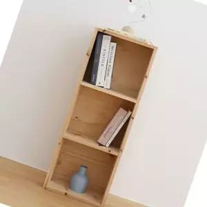 고급 삼나무원목 DIY3단책장 330