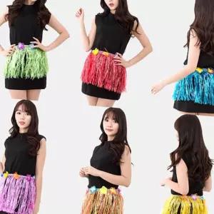 (다올)하와이훌라스커트 30cm A라인스커트 축제파티용