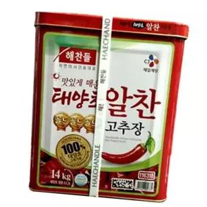 (다올)해찬들 태양초 알찬 고추장 14kg 대용량 식자재