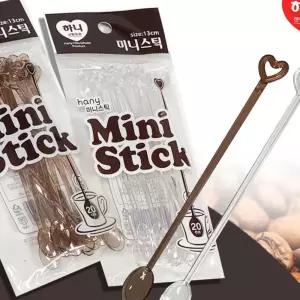 (올핀)커피티스푼 하니 미니스틱 20p 13cm 머들러 스틱