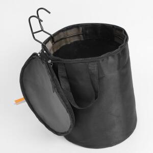 자전거전면바구니 원통형 자전거바스켓 나들이 수납정리 자전거가방 자전거 바구니 간편걸이식