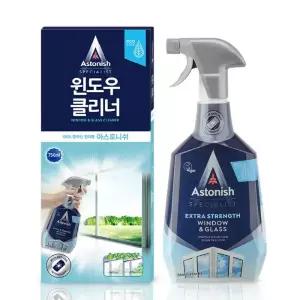 아스토니쉬 윈도우클리너 프리미엄 서림방지 약산성 식초 과일향 750ml
