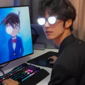 코난 안경 LED 생일선물 인싸템