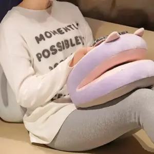 귀여운 동물 모양 낮잠 베개 다용도 쿠션