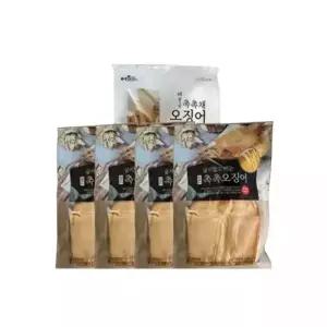 어부예찬 국내산 촉촉오징어 왕특대 8미(2미X4봉)+오징어채 1봉(50g)