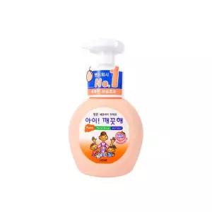 아이깨끗해용기 250ml 복숭아향 유아핸드워시 핸드워시 거품비누 손세정제 모이스처
