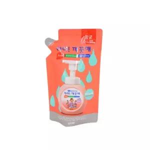 아이깨끗해리필 200ml 복숭아향 유아핸드워시 핸드워시 거품비누 손세정제 모이스처