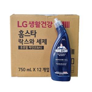 홈스타 락스와세제750ml x 12개1박스 홈스타락스와세제 후로랄파인