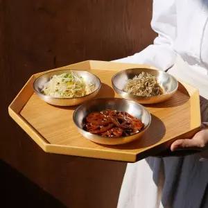 [놋담](강남점)방짜유기 원형찬기 중 3P
