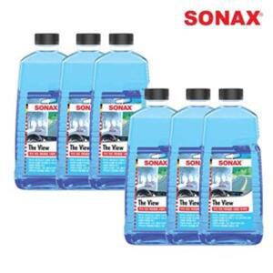 SONAX 정품 소낙스 에탄올 워셔액 더 뷰 2리터 (1BOX 6개입) The View 레몬향