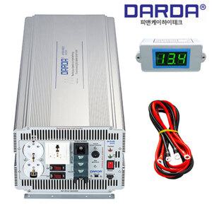차량용인버터 DK1280 DK1280A / 12V 8000W 8KW 캠핑용 순수정현파 다르다인버터
