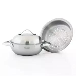 세신퀸센스 퀸센스 리파인드 인덕션 스텐 찜냄비 20cm 만두 떡찜