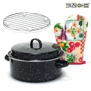 키친아트 직화냄비 24cm+주방장갑증정