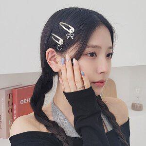 [수앤수][2개세트] 딸랑 드롭 똑딱핀 (23H079)