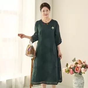 [Rosemom][엄마옷 로즈맘] 토븐인견원피스/엄마원피스 할머니원피스 50대원피스 5060 중년여성원피스