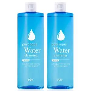 C2Y 아쿠아 클렌징 워터 500ml 2개