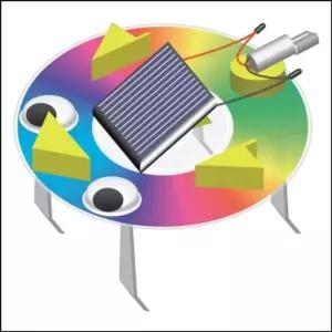 뉴 태양광 미니 CD 진동로봇 만들기/로봇/장난감/교구/키트/조립/과학/놀이/DIY/완구/ROBOT/교육용
