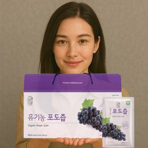 그린애 포도즙 유기농 90ml 30팩 포도과즙 100퍼센트