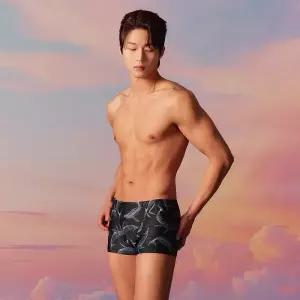 [롯데백화점]레노마 남성 포일 웨일 숏사각 수영복MF2F021