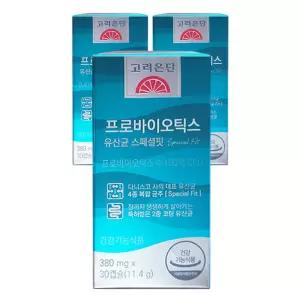 고려은단 프로바이오틱스 유산균 스페셜핏 100억 유산균 30정 X 3개