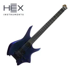 [스쿨뮤직]헥스 HEX N600 헤드리스 일렉기타 (G/UV)