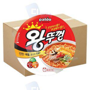 팔도 왕뚜껑 큰컵 110g 18개
