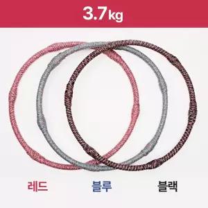 숙련자(3.7kg)용 3가지 색상 선택가능 일체형 실로 만든 훌라후프