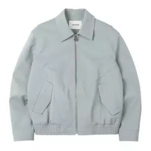 [롯데백화점]본 남성 S/S 글로시 크리즈 레더 자켓 민트 그린 BN4SMD400