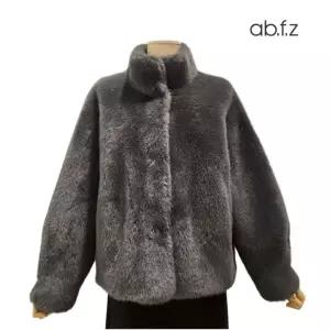 [롯데백화점]abfz 헨리넥 보아 퍼 재킷 APZ4NF01K