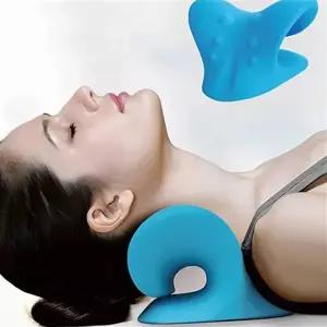 목 마사지 베개 경추 지압 디스크 목 스트레칭 베개 근육 어깨 안마 스트레처 견인기 일자목 교정기 거북목