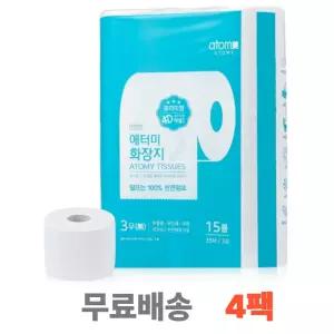 애터미 화장지 35M, 15롤, 4세트