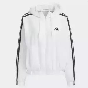 아디다스 ADIDAS 오리지널스 Womens 3S 우븐 윈드브레이커 JZ2161