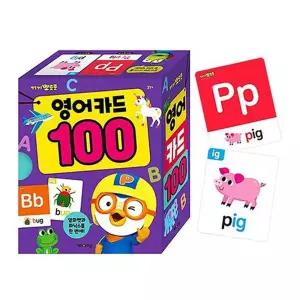 알파벳 파닉스 일러스트 100매 뽀로로 카드게임 영어교구 기업력 CE65893