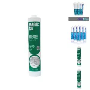 오성 변성 실리콘 외부 방수 MS2000 300ml 백색/글루건/튜브/옥상/타일/우레탄/폼/도장용/몰드용/몰드/몰딩