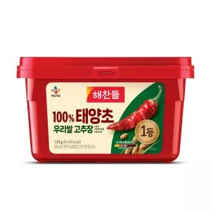 해찬들 우리쌀로 만든 태양초 골드고추장 고추장 매운맛 1.8kg x 2