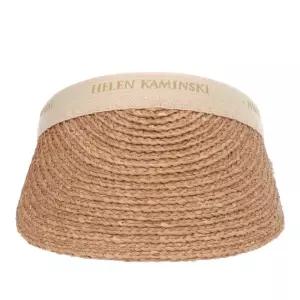 화이트 10 브레이디드 라피아 바이저 햇 HAT52491 NOUGAT NATURAL