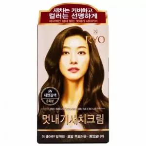 새치커버 자연갈색 멋내기 헤어크림 3회용 새치염색 일회용염색 머리염색 미장센염색