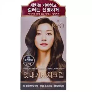 새치커버 염모제 자연갈색 새치용 머리 염색 크림 새치전용 새치머리염색약 머리염색약