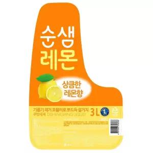 순샘 주방세제 레몬 3L 용기 x 4개