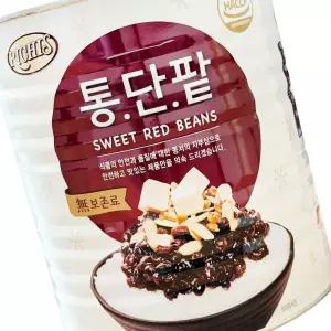 리치스 통단팥 3kg 빙수재료 단팥 팥빙수용팥 대용량 캔통조림 동서