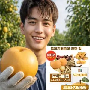 건강식품 국내산 도라지배즙, 80ml, 100개 건강한즙 국내산 도라지배즙 도라지배즙